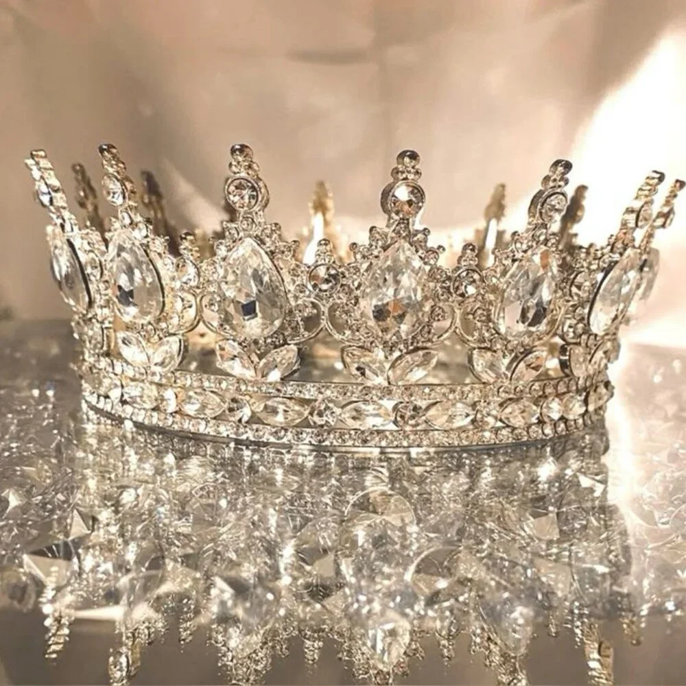 Bridal Tiara Headpiece Royal Queen Crowns
